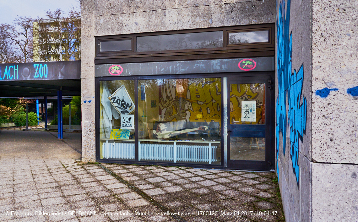 01.03.2017 - die Abrissbaustelle Quiddezentrum in Neuperlach